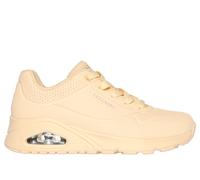 Skechers Donna UNO - Stand on Air Sneaker in Arancione/Giallo, Taglia 39