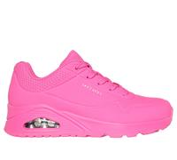 Skechers Donna UNO - Stand on Air Sneaker in Rosa Fluo, Taglia 39