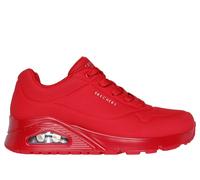 Skechers Donna UNO - Stand on Air Sneaker in Rosso/Rosso, Taglia 36