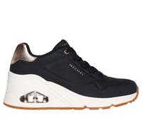 Skechers Donna Uno Wedge - HI Steps Sneaker in Nero, Taglia 41