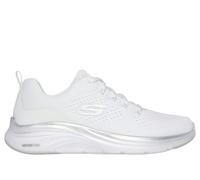 Skechers Donna Vapor Foam - Midnight Glimmer Sneaker in Bianco/Argento, Taglia 39, Vegan
