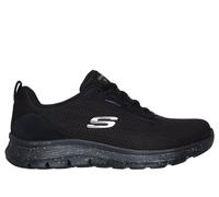 Skechers Donna Waterproof: Flex Appeal 5.0 - Fresh Trek Sneaker in Nero, Taglia 37, Vegan