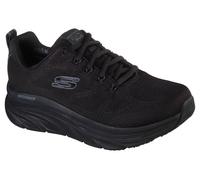 Skechers Donna Waterproof Relaxed Fit: D'Lux Walker - Get Oasis Sneaker in Nero, Taglia 35, Vegan