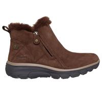 Skechers Donna Waterproof Relaxed Fit: Easy Going - High Zip 2 Shoes in Cioccolato, Taglia 38.5