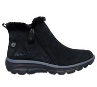 Skechers Donna Waterproof Relaxed Fit: Easy Going - High Zip 2 Shoes in Nero, Taglia 37