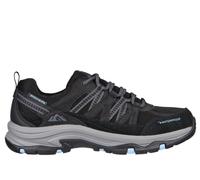 Skechers Donna Waterproof Relaxed Fit: Trego - Lookout Point Sneaker in Nero/Blu, Taglia 37
