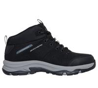 Skechers Donna Waterproof Relaxed Fit: Trego - Trail Destination Sneaker in Nero/Carbone, Taglia 40