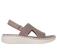 Skechers Donna Wilshire Blvd - Pier Pleasure Sandali in Marrone, Taglia 40, Vegan