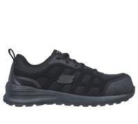 Skechers Donna Work: Bulklin - Ayak Comp Toe Sneaker in Nero, Taglia 36