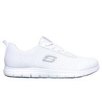 Skechers Donna Work Relaxed Fit: Ghenter - Bronaugh SR Sneaker in Bianco, Taglia 35.5