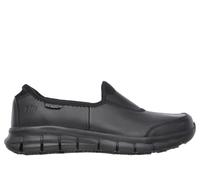 Skechers Donna Work Relaxed Fit: Sure Track Shoes in Nero, Taglia 37