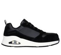 Skechers Donna Work Slip-Resistant: UNO - Elainy Sneaker in Nero/Bianco, Taglia 39