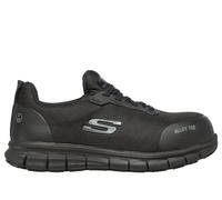 Skechers Donna Work: Sure Track - Jixie Sneaker in Nero, Taglia 36.5