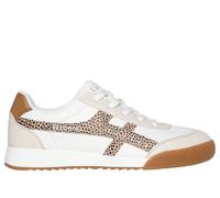 Skechers Donna Zinger 2.0 - Concrete Safari Sneaker in Bianco/Leopardo, Taglia 37.5