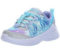 SKECHERS Sneaker 'HEART LIGHTS - RETRO HEARTS' blu chiaro / lavanda / argento / bianco, Taglia 28,5