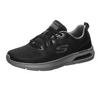 Skechers Dyna-air, Scarpe da Ginnastica Uomo, Nero Black Mesh Charcoal Trim Bkcc, 44 EU