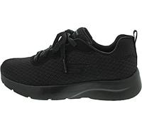 Skechers Dynamight 2.0-eye To Eye, Sneaker Donna, Black Mesh Durabuck Trim, 36 EU
