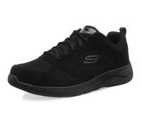 Skechers Dynamight 2.0-fallford, Scarpe da Ginnastica Uomo, Black Leather Mesh Pu Trim Bbk, 42 EU