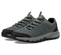 Skechers Dinamite a, Trekking Low Cut Uomo, Rivestimento in Rete Sintetica Grigia, 41.5 EU