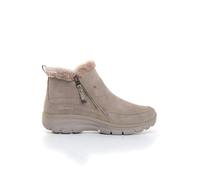Skechers Easy Going Cool Zip, Stivaletto Donna, Taupe, 43 EU