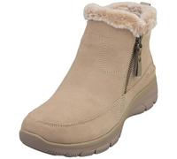 Skechers Easy Going Cool Zip, Stivaletto Donna, Taupe, 56 EU