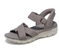 Skechers Donna Slip-ins Relaxed Fit: Easy Going - Somewhere Sunny Sandali in Talpa, Taglia 38, Vegan