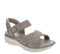 Skechers Easy Going Somewhere SunnySneaker da Donna, Duraleather Gore Taupe, 37.5 EU