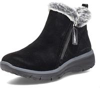 Skechers Easy Going - Stivale alla moda da donna, Nero, 39 EU