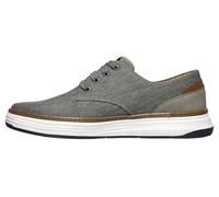 Skechers Scarpe da Uomo Moreno Canvas Oxford, Beige TPE 578, 41 EU Larga
