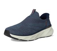 Skechers Edgeride Commissioner, Scarpe da Ginnastica Uomo, Navy Knit/Orange Trim, 42 EU