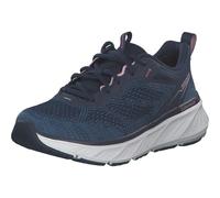 Skechers Edgeride Power Flow, Scarpe da Ginnastica Donna, Navy Knit/Pink Trim, 39.5 EU