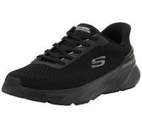 Skechers Scarpe da Ginnastica Uomo Edgeride Erlson Knit/Pu Nero 44 EU