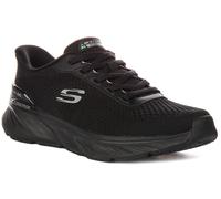 Skechers Edgeride Erlson, Scarpe da Ginnastica Uomo, Black Knit/Pu, 44 EU