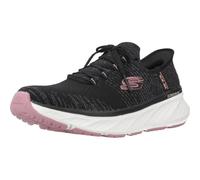 Skechers EdgerideScarpe Donna, Bordo Rosa Lavorato a Maglia Nera, 38.5 EU