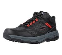Skechers Stivali escursionismo Elemento di Altitudine Go Run Trail-Pelle e tessuto, Nero/Carbone, 42 EU