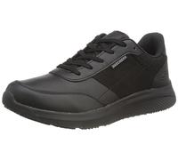 Skechers Elloree Bluffton, Scarpe da lavoro Donna, Black Leather Textile Synthetic, 41 EU