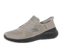 Skechers Emerged, Bounder 2.0 EMERGENTO Uomo, Taupe Mesh Sintetico Nero Trim, 39.5 EU