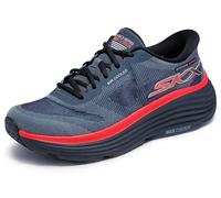 Skechers Endeavour-Exciton - Scarpe da Ginnastica da Uomo Senza Lacci, con Ammortizzazione Massima, Ardesia, 44 EU