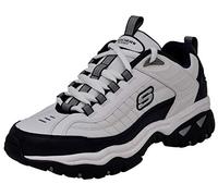 Skechers Energy Afterburn, Scarpe Sportive Outdoor Uomo, Bianco E Blu, 41 EU