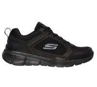 SKECHERS EQUALIZER 3 DECIMENT 52940 BBK scarpe uomo sportive sneakers camoscio