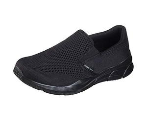 Skechers Equalizer 4.0, Sneaker Infilare Uomo, Nero Black Engineered Mesh Black Trim Bbk, 42.5 EU