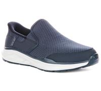 Skechers Sneaker da Uomo Equalizer 6.0 Stoaver, Navy Mesh PU, 45 EU