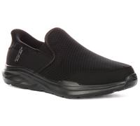 Skechers Equalizer 6.0 Relax Fit Vegan Slip-Ins Uomo Trainer In Nero EU 41-46
