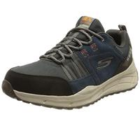 Skechers Equalizzatore 4.0 Trail Kandala, Scarpe da ginnastica Uomo, Rivestimento Arancione Sintetico In Rete Di Pelle Blu Navy, 43 EU