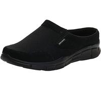 Skechers Equalizzatore Coast To Coast, Pantofole Uomo, Nero, 43 EU