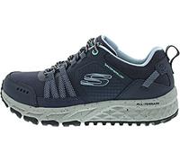 Skechers Escape Plan - Endless Pursuit, Trekking Taglio Basso Donna, Rivestimento Blu In Rete In Pelle Blu Navy, 37 EU