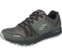 Skechers Escape Plan, Scarpe da Escursionismo Uomo, Grigio Charcoal Black, 44 EU
