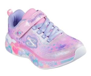 Skechers Eternal Heart Lights - Scarpe da Ginnastica da Ragazza, Pink,