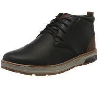 Skechers Evenston Boot, Scarpe da ginnastica Uomo, Pelle Nera 01, 40 EU