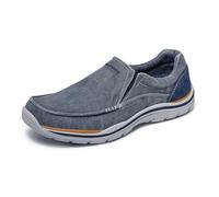 Skechers Expected Avillo, Mocassino Uomo, Blu, 50.5 EU